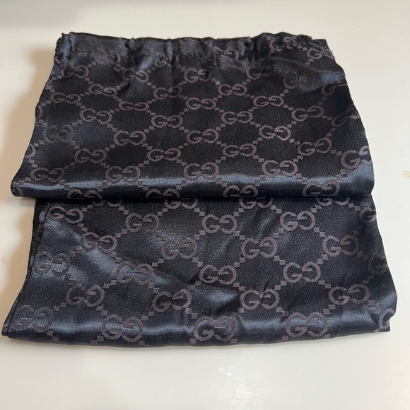 Gucci Brown Logo Authentic Duster~Shoe Bags - Picture 1 of 6